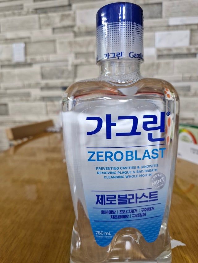 가그린 제로 블라스트 750ml 1개 에탄올 무첨가