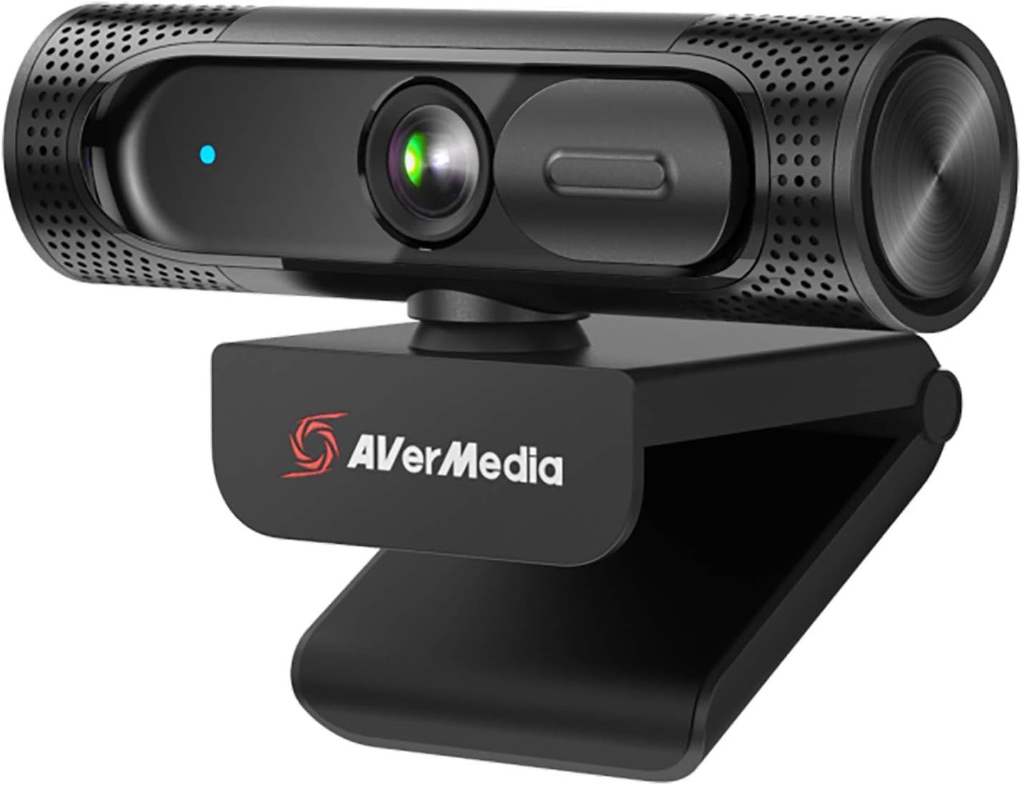 AverMedia PW315 TAA/NDAA 호환 1080p 60fps 웹캠 - 듀얼 마이크 및 AI 자동 프레임이 장착된 광각 USB 카메라, PC/Mac용 고정