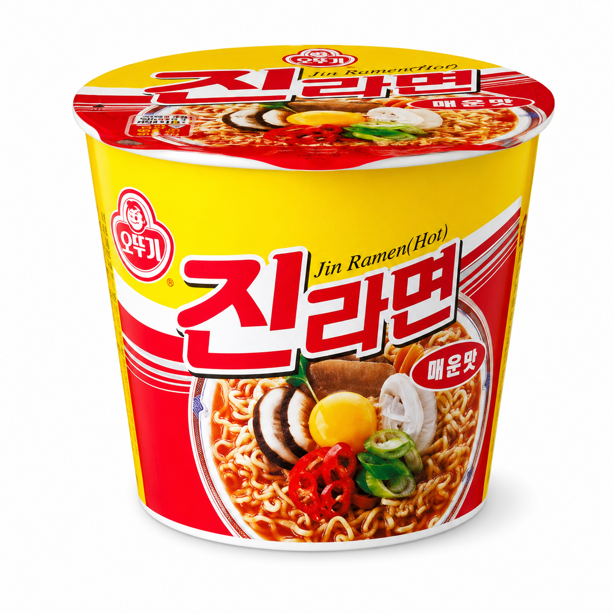 오뚜기진라면 매운맛 큰컵110g 24개