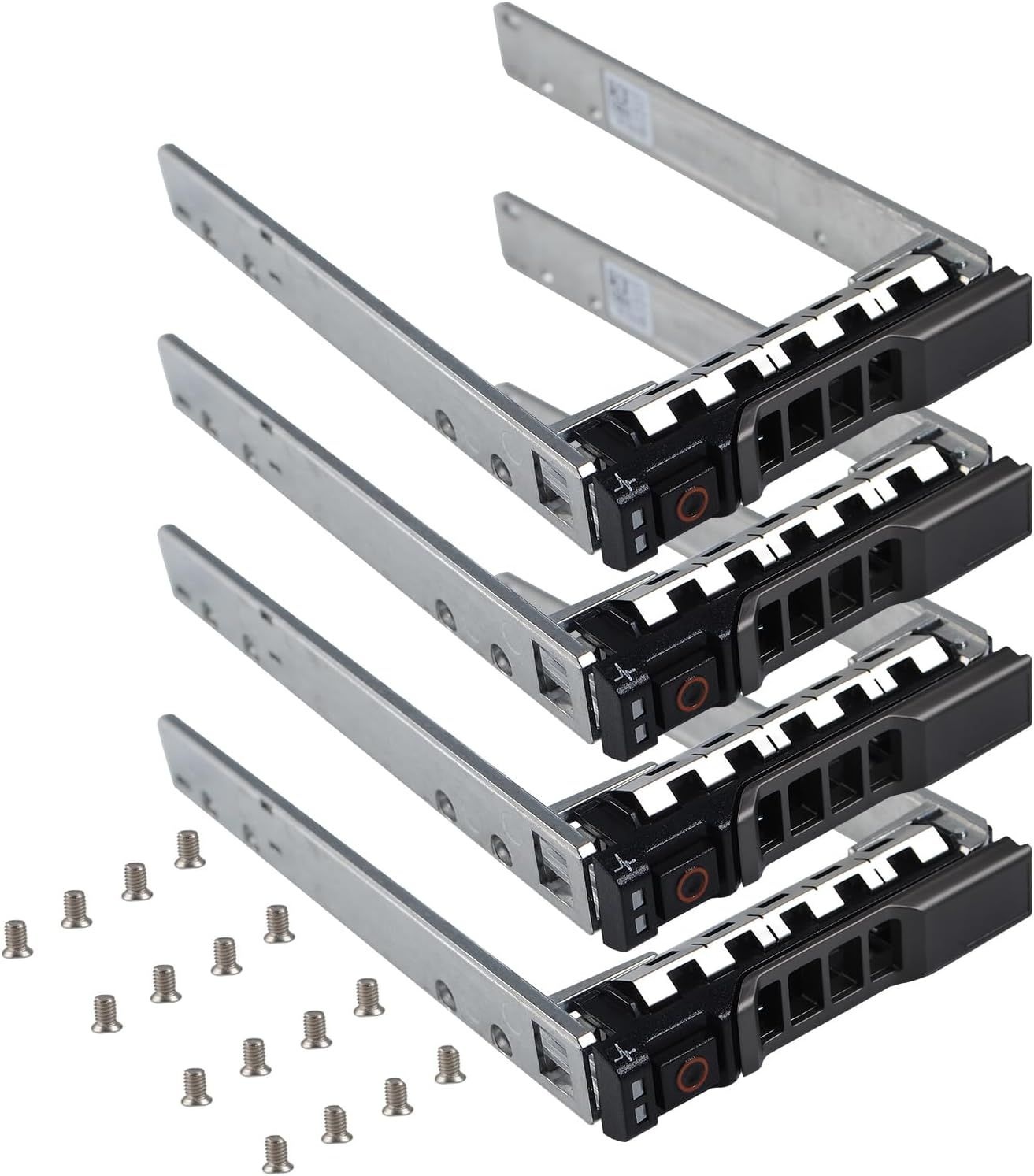하드 드라이브 트레이 캐디 2.5" SSD HDD G176J 0G176J 브래킷 SAS SATA 캐디, Dell PowerEdge R720 R630 R730 R830 T430 T640 R720XD, 4팩