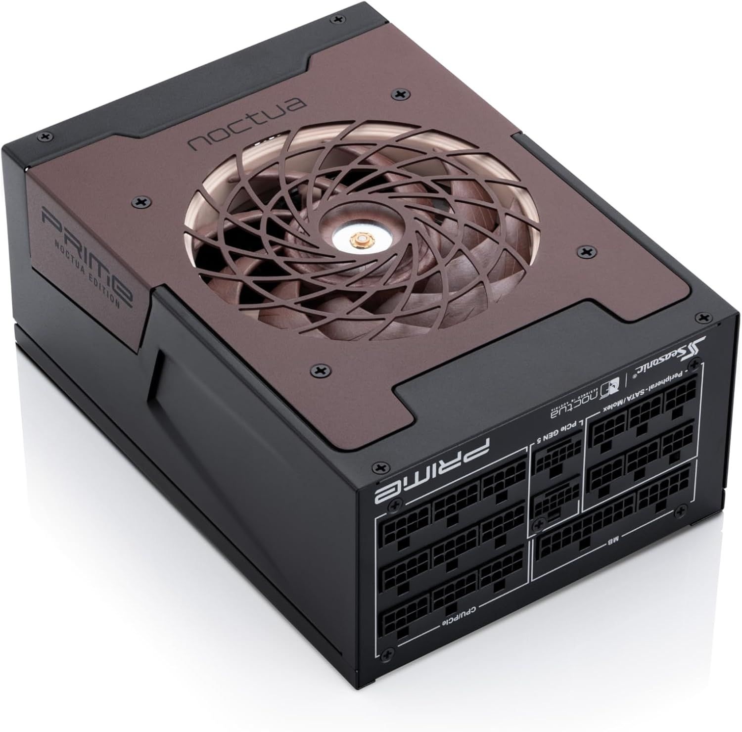 시즌 프라임 TX-1600 녹투아 에디션, 초조용한 완전 모듈형 1600W 80 플러스 티타늄 효율 ATX 3.1 PC 전원 공급
