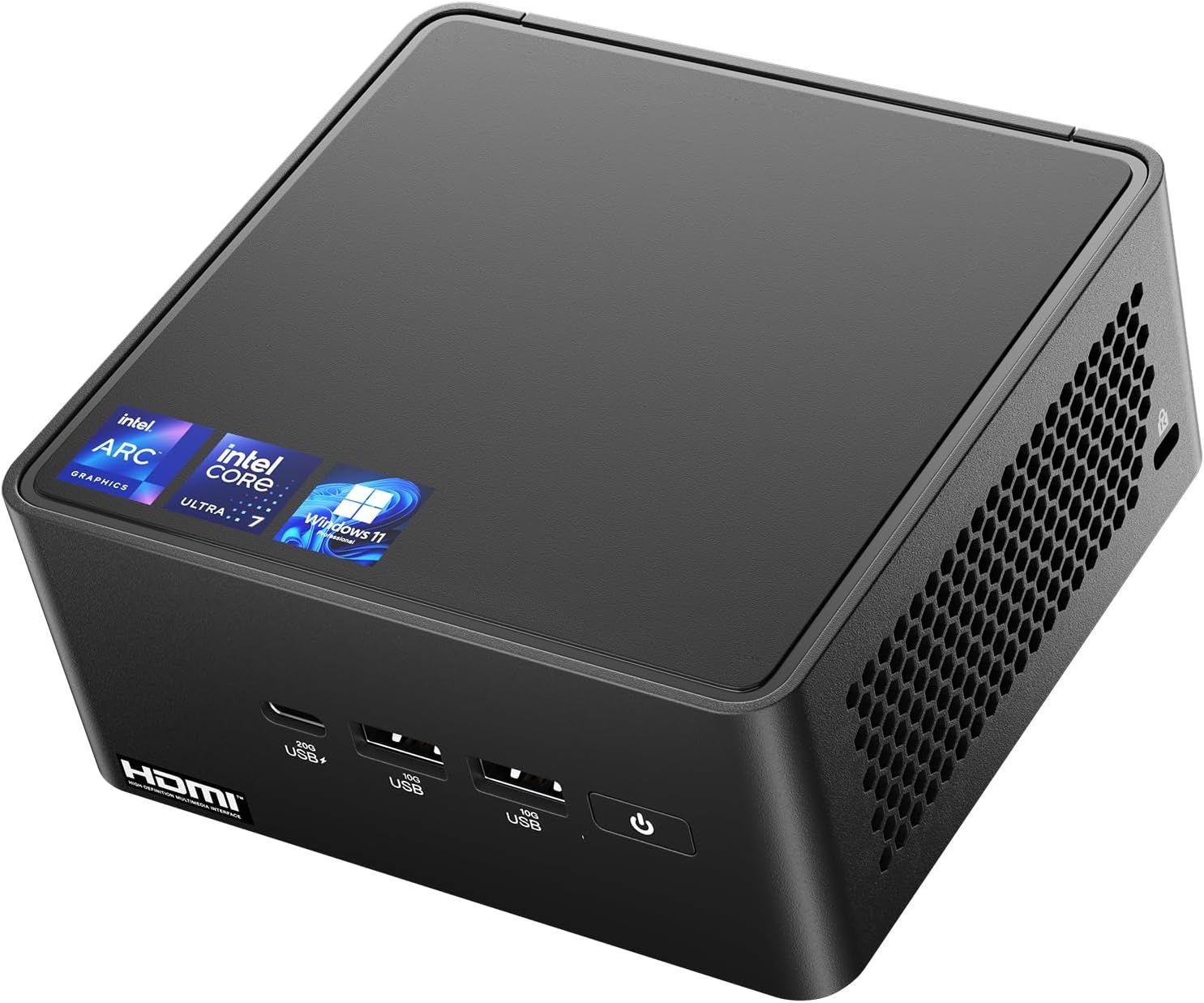 ASUS NUC 14 Pro, 인텔 Pro NUC14RVH 레벨 캐니언 AI 미니 PC, 코어 울트라 7 155H CPU, 아크 GPU, 32GB RAM, 1TB SSD, Win 11, 컴퓨터