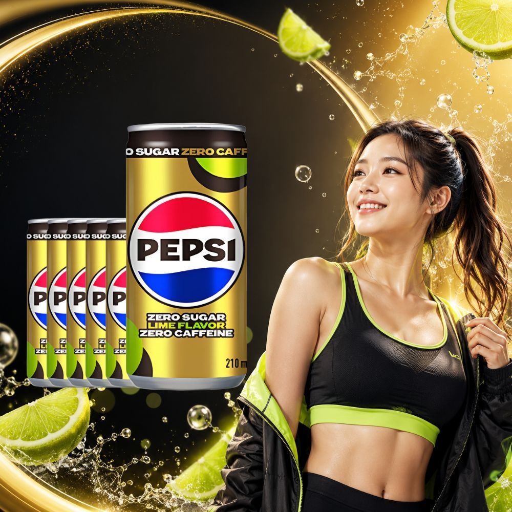 펩시 제로 콜라 라임 제로 카페인 210ml 60개