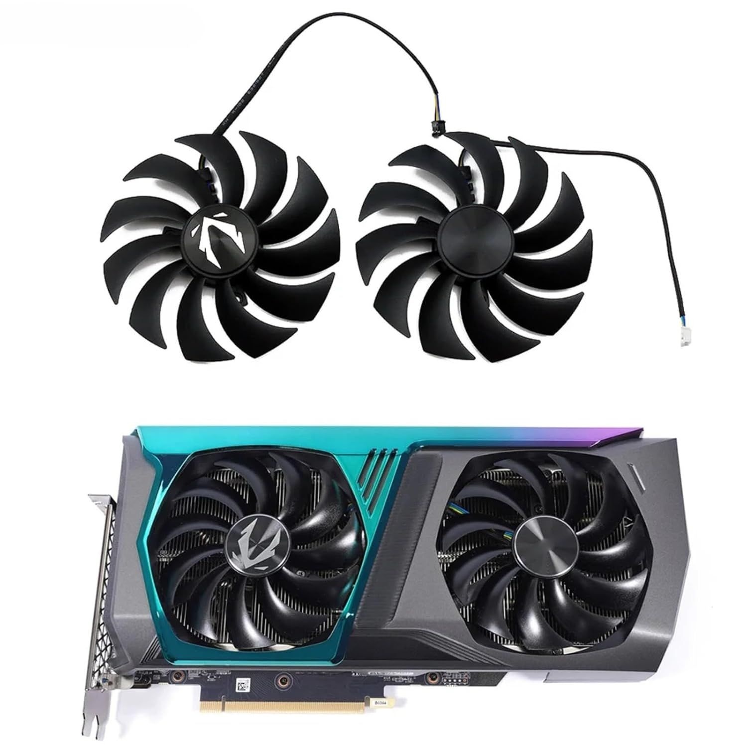 Zotac 게이밍 RTX 3070 AMP 홀로 그래픽 카드용 100mm GAA8S2U CF1010U12S 12V 0.45A GPU 냉각 팬