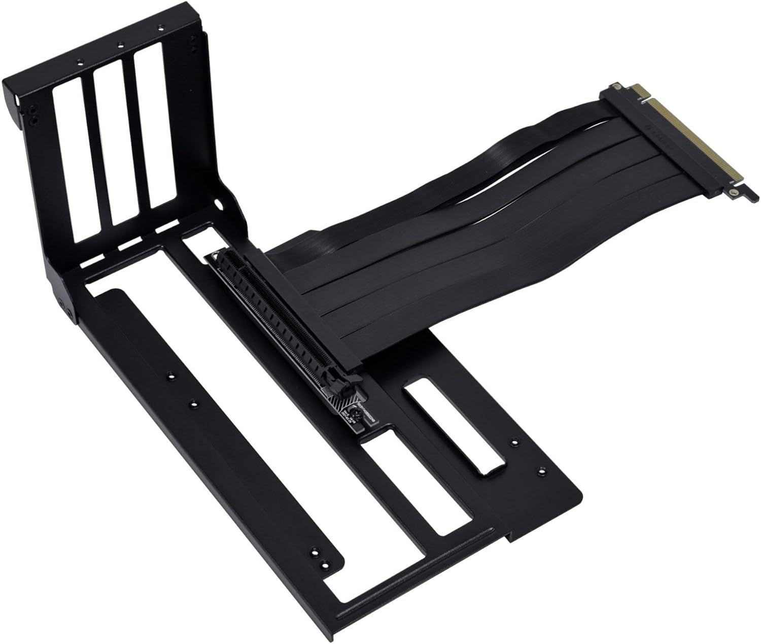 LIANLI A3-mATX 수직 GPU 키트 블랙 브래킷 및 PCI-e 4.0 세대 호환 라이저 케이블 A3-1X
