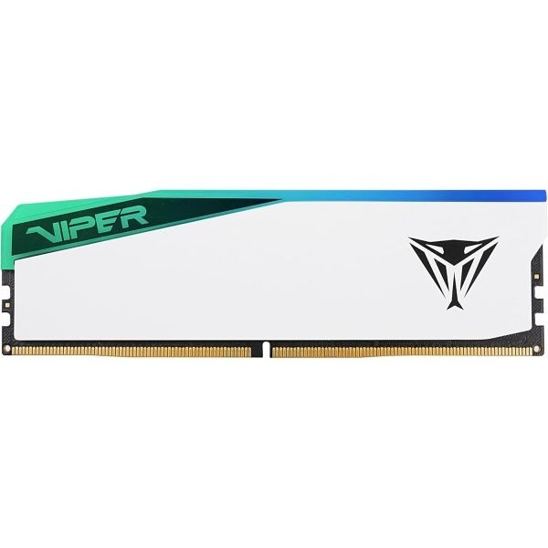 패트리어트 메모리 바이퍼 엘리트 5 RGB DDR5 RAM 16GB(1X16GB) 5600MT/s CL36 1.35v UDIMM 데스크톱 게이밍 메모리, 인텔 XMP/AMD