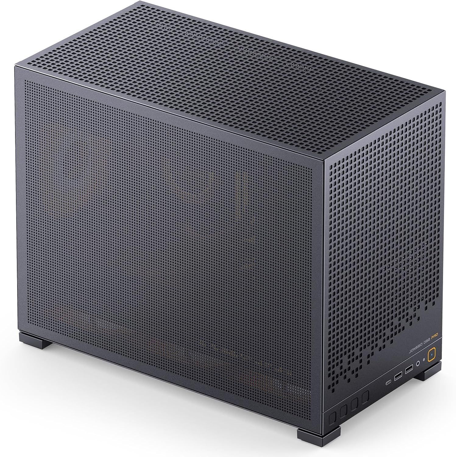JONSBO D32 PRO 메시 블랙 마이크로-ATX PC 케이스, 고호환 미니 데스크탑 MB용 A/B 모드, MATX 백커넥트/BTF MB 지원, 365mm