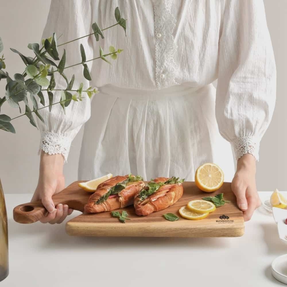 웨스트나인협력사 서규몬 손잡이 프렐이팅 도마 회도마 나무도마 식당용도마