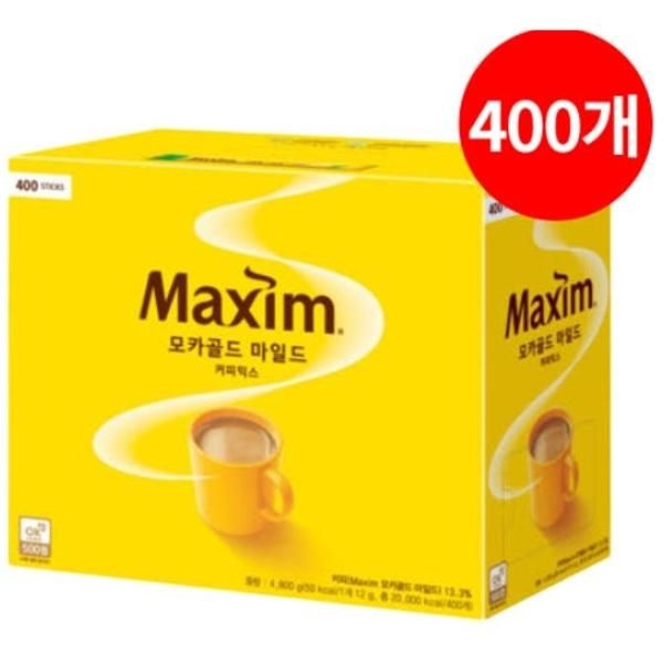 | 동서 | | 동서 | 맥심 모카골드 커피믹스 400T 진하고 깊은맛 프리미엄원두 탕비실 사무실 회사 관공서 맥심 화이트골드