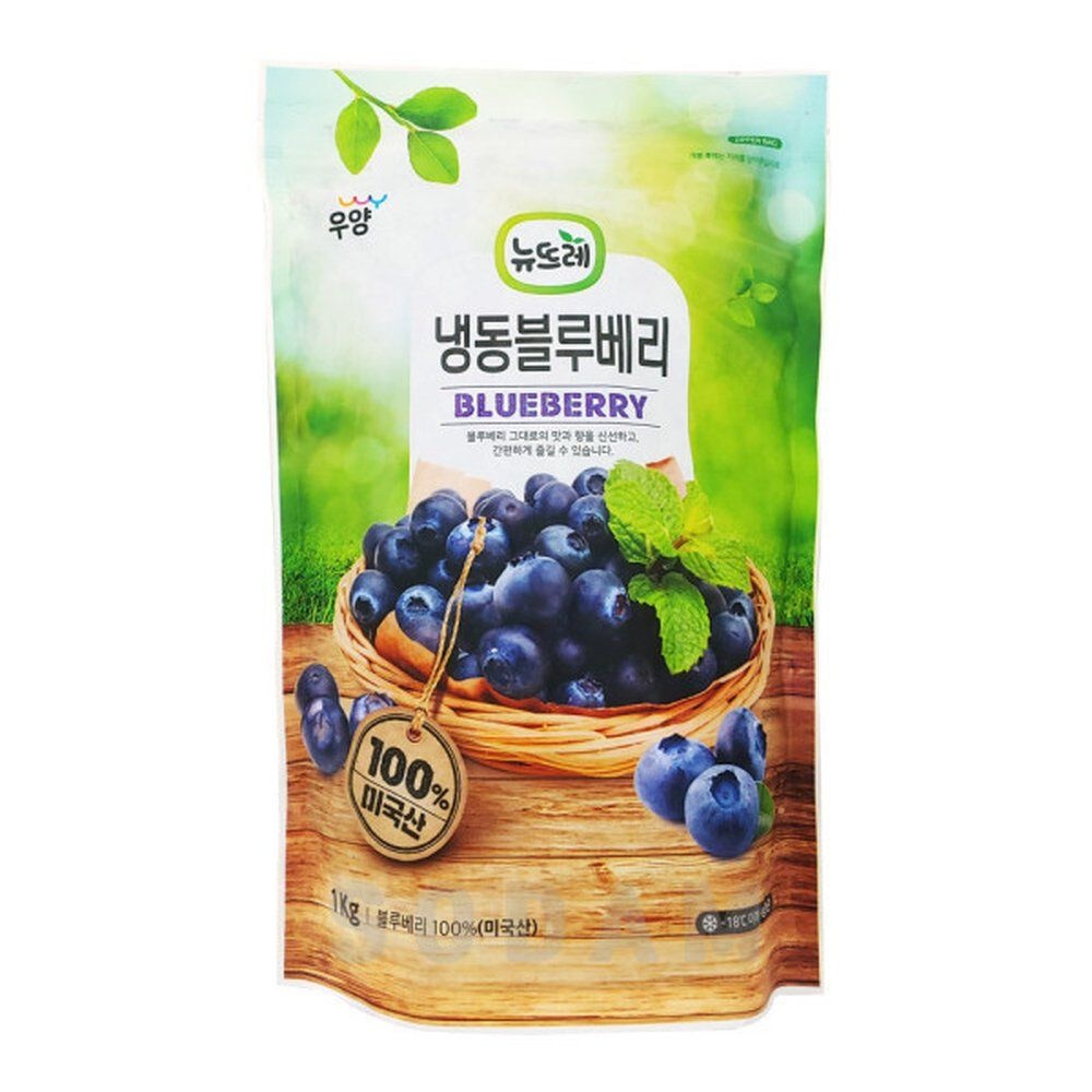 뉴뜨레 미국산 냉동 블루베리 1kgx3개