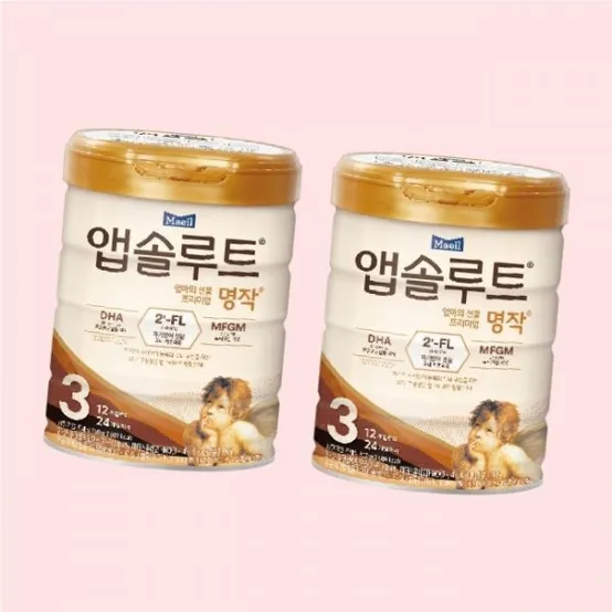 앱솔루트 명작 2FL 분유 3단계 800g 2개 4552692