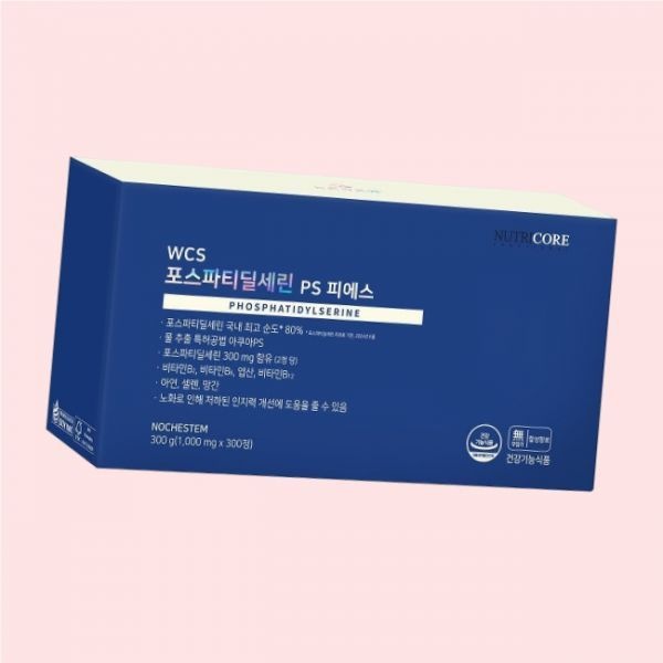 [오늘출발] 뉴트리코어 5개월 WCS 포스파티딜세린 PS 순도 피에스 60정 5개 1000mg x 4606834
