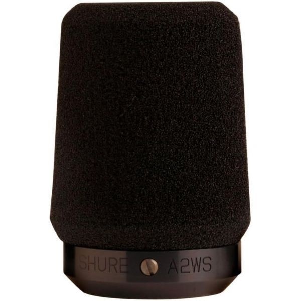 [해외] Shure A2WS 잠금 마이크 호흡 바람 소음 감소 검은색 SM57 545(마이크 A2WS-BLK 호환)