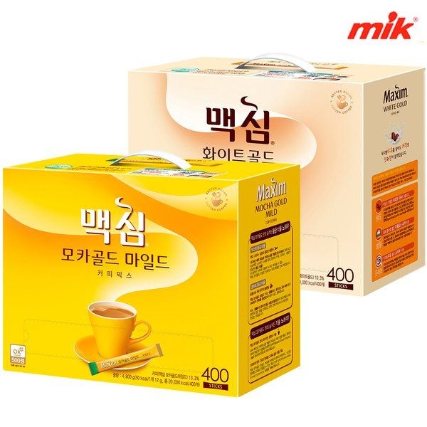 동서 맥심 모카골드 / 화이트골드 커피믹스 400T 외 슈프림 디카페인 구매시 제품명 확인필