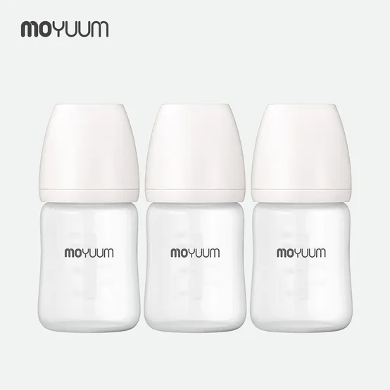 실리콘 코팅 노꼭지 유리젖병 150ml 트리플팩
