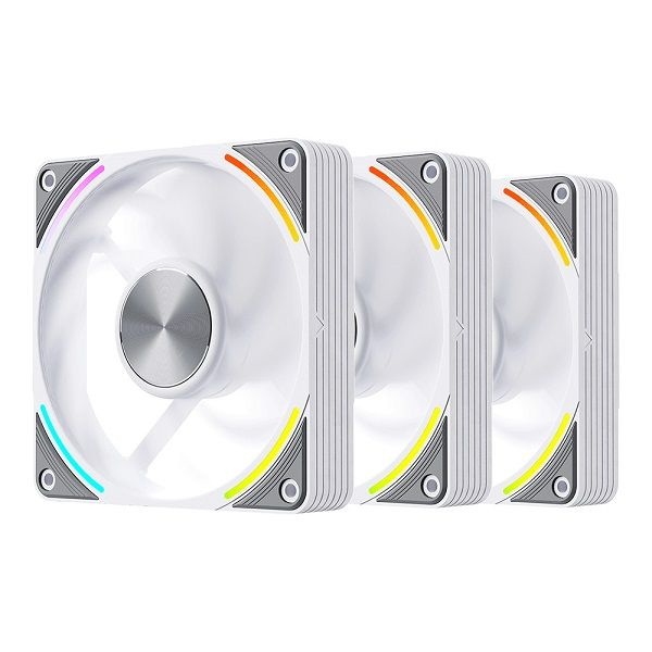 Segotep EX120 ARGB PWM FULL LCP (3팩,블랙/화이트)