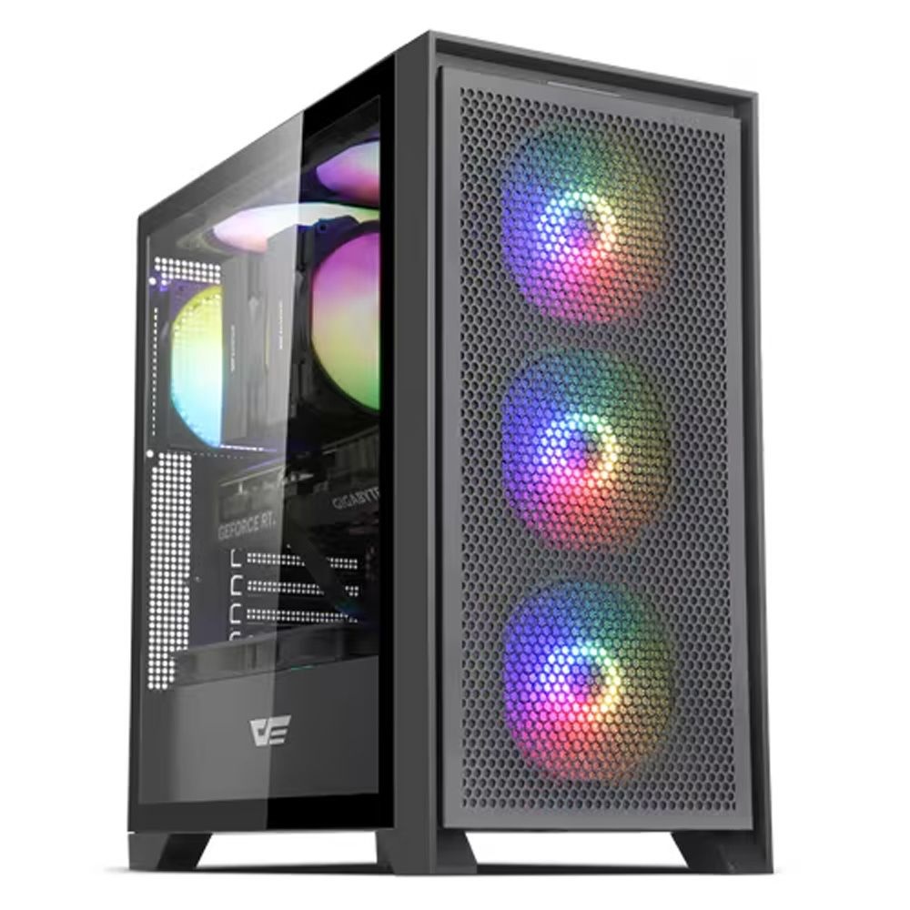 [온누리상품] 다크플래쉬 darkFlash DRX70 MESH RGB 강화유리 케이스