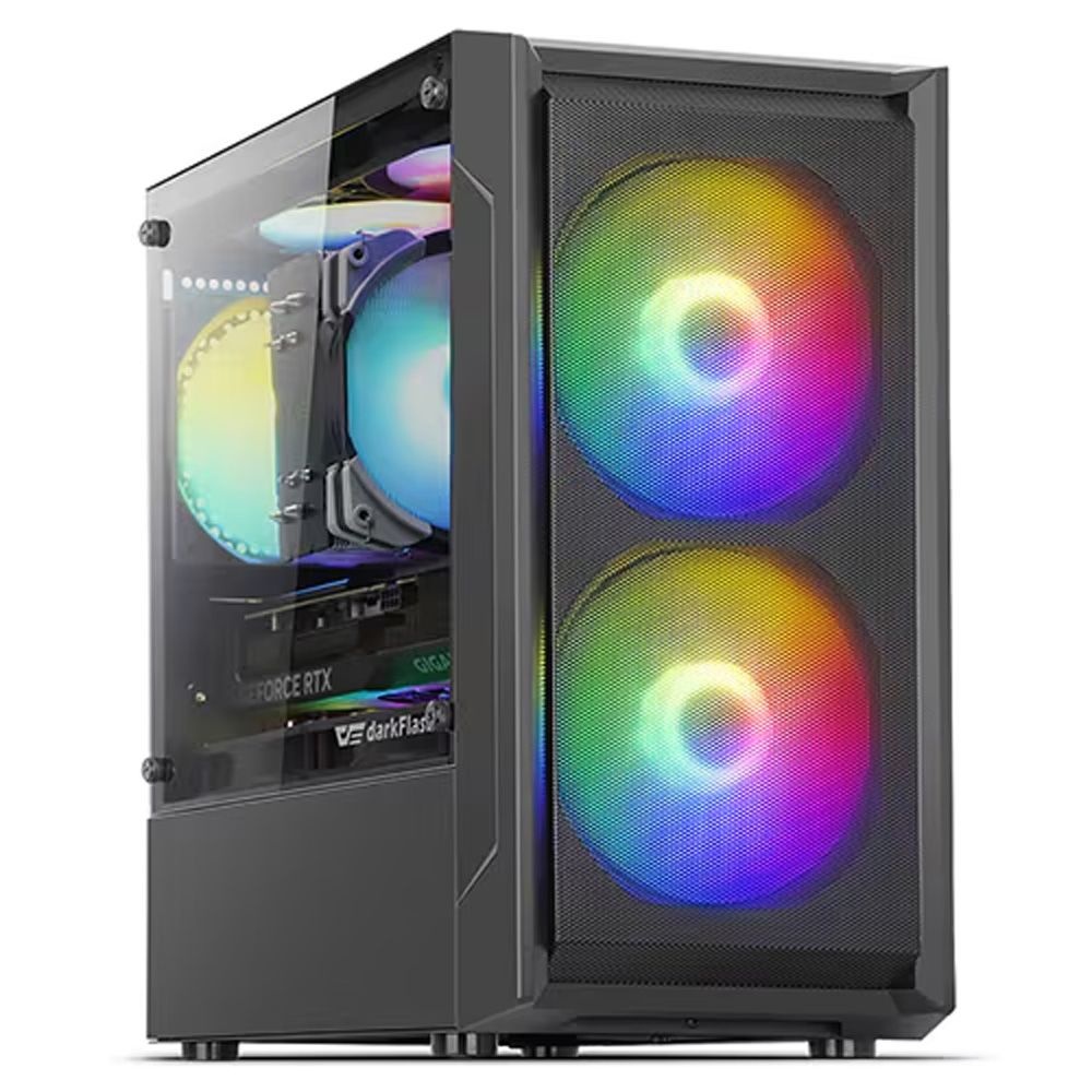 [온누리상품] 다크플래쉬 darkFlash DK301M RGB MESH 강화유리 케이스