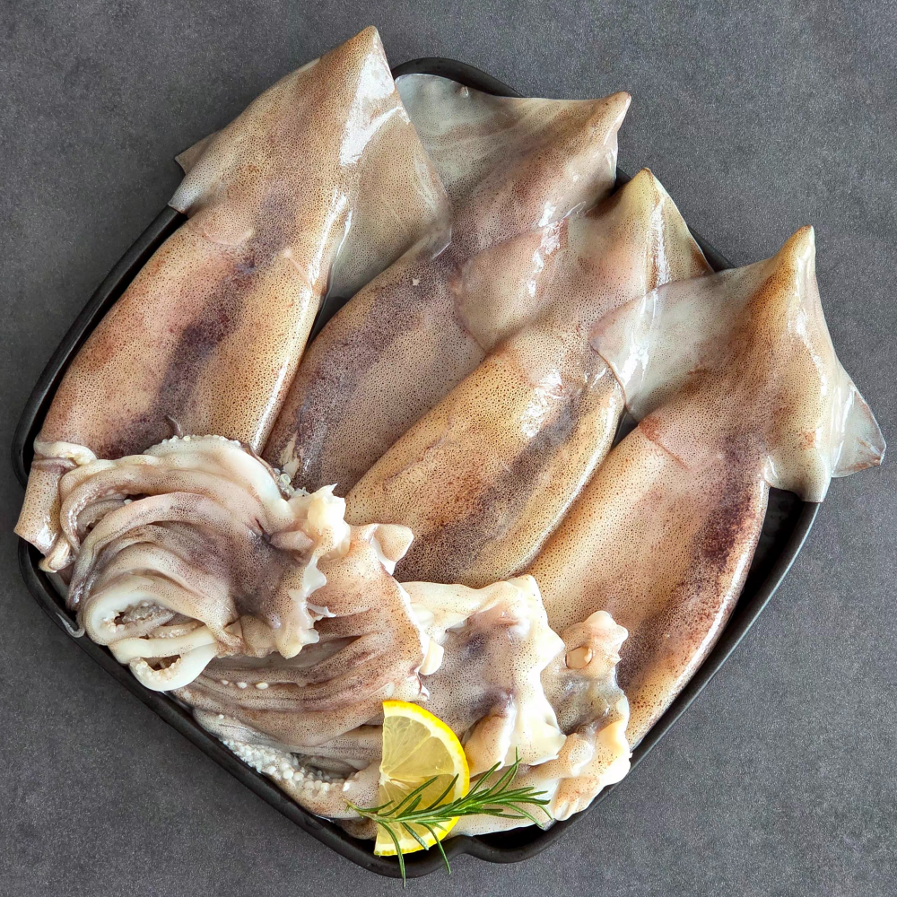 원양산 통오징어 손질오징어 급냉 2미 270g x2팩(4미)