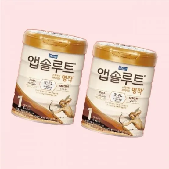 앱솔루트 명작 2FL 분유 1단계 800g 2개 4524210