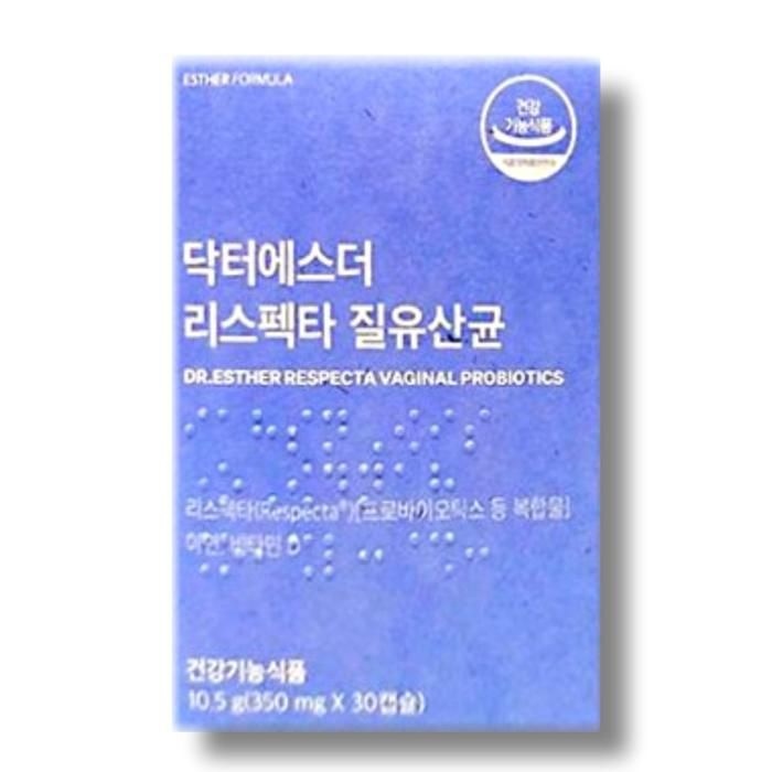 닥터에스더 리스펙타 질유산균 350mg x 30캡슐