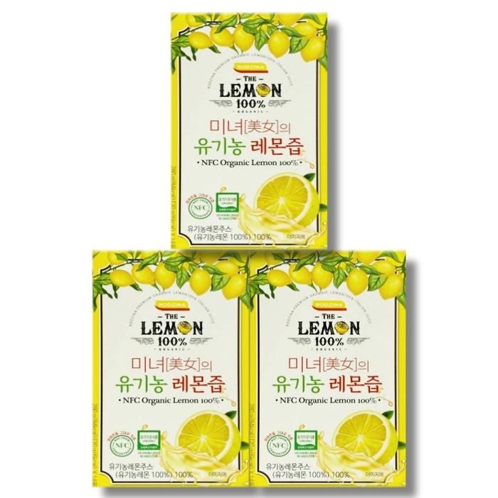 로지나 미녀의 유기농 레몬즙 14포 3박스