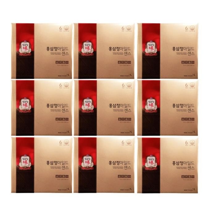 정관장 홍삼정 마일드 센스 30포 9박스