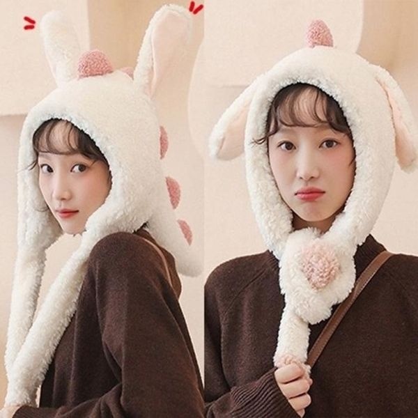 [ME10831P66]공룡 베이직 귀 키즈 모자 방한 할로윈