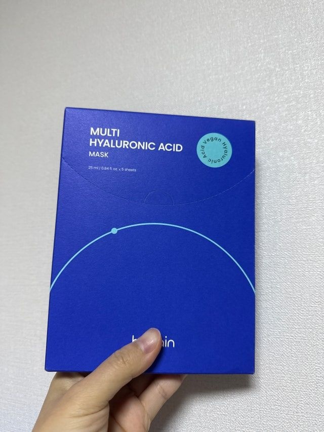 [산뜻촉촉 수분케어] 비플레인 멀티 히알루론산 마스크 5매, 2개