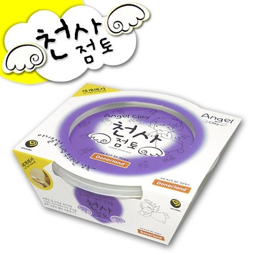 [오늘출고] 도너랜드 천사점토 70g/천사점토70g/지점토/점토만들기