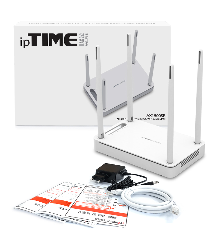 EFM ipTIME AX1500SR 유무선공유기 화이트