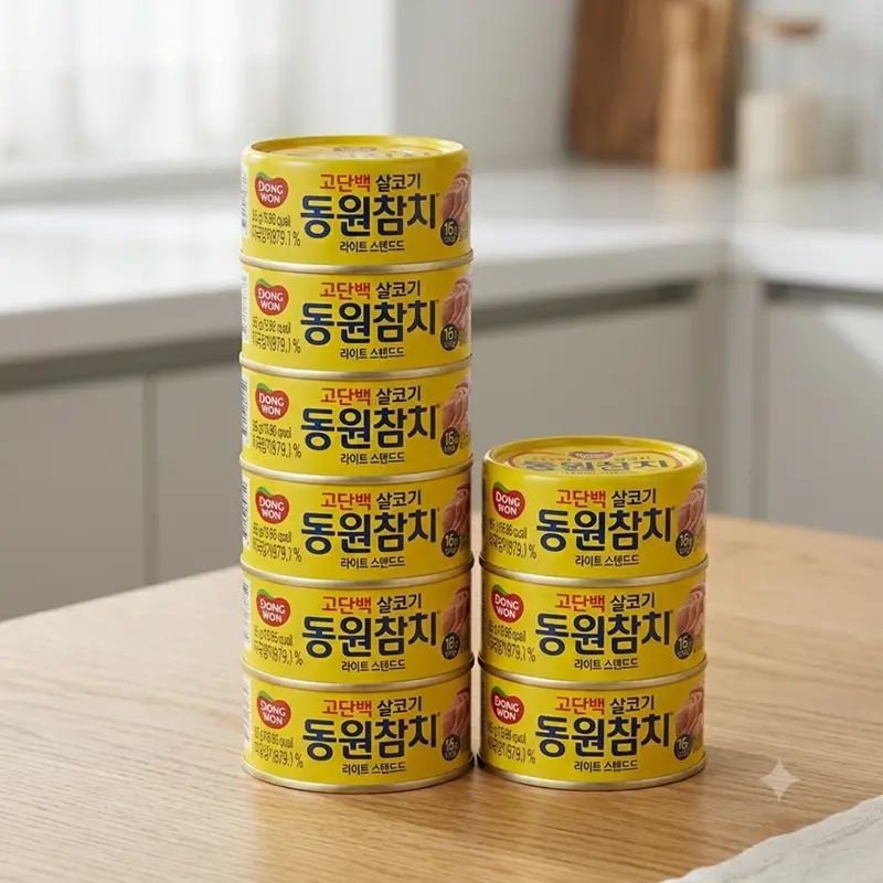 동원참치 살코기 라이트스탠다드 참치 캔 통조림 85g X 10캔