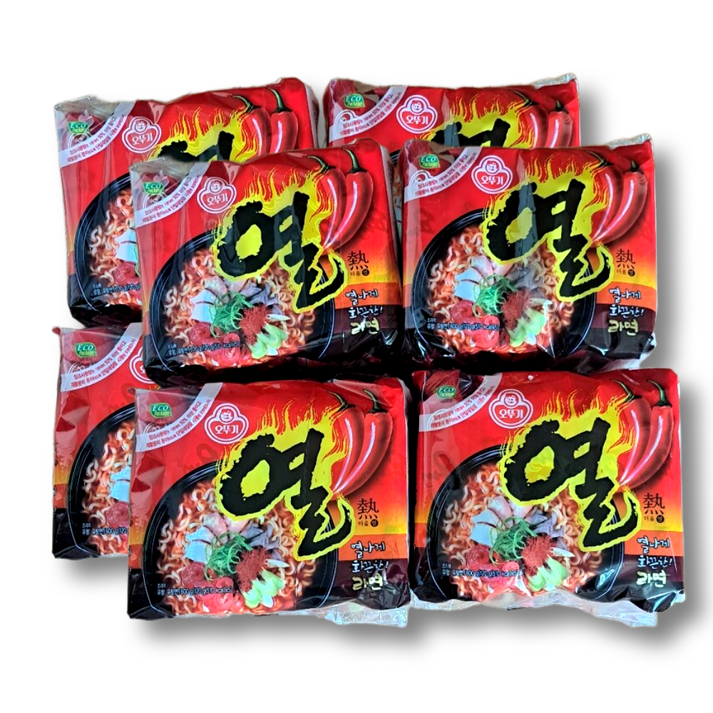 [(주)오뚜기]화끈한 열라면 120g X 봉지40개 라면