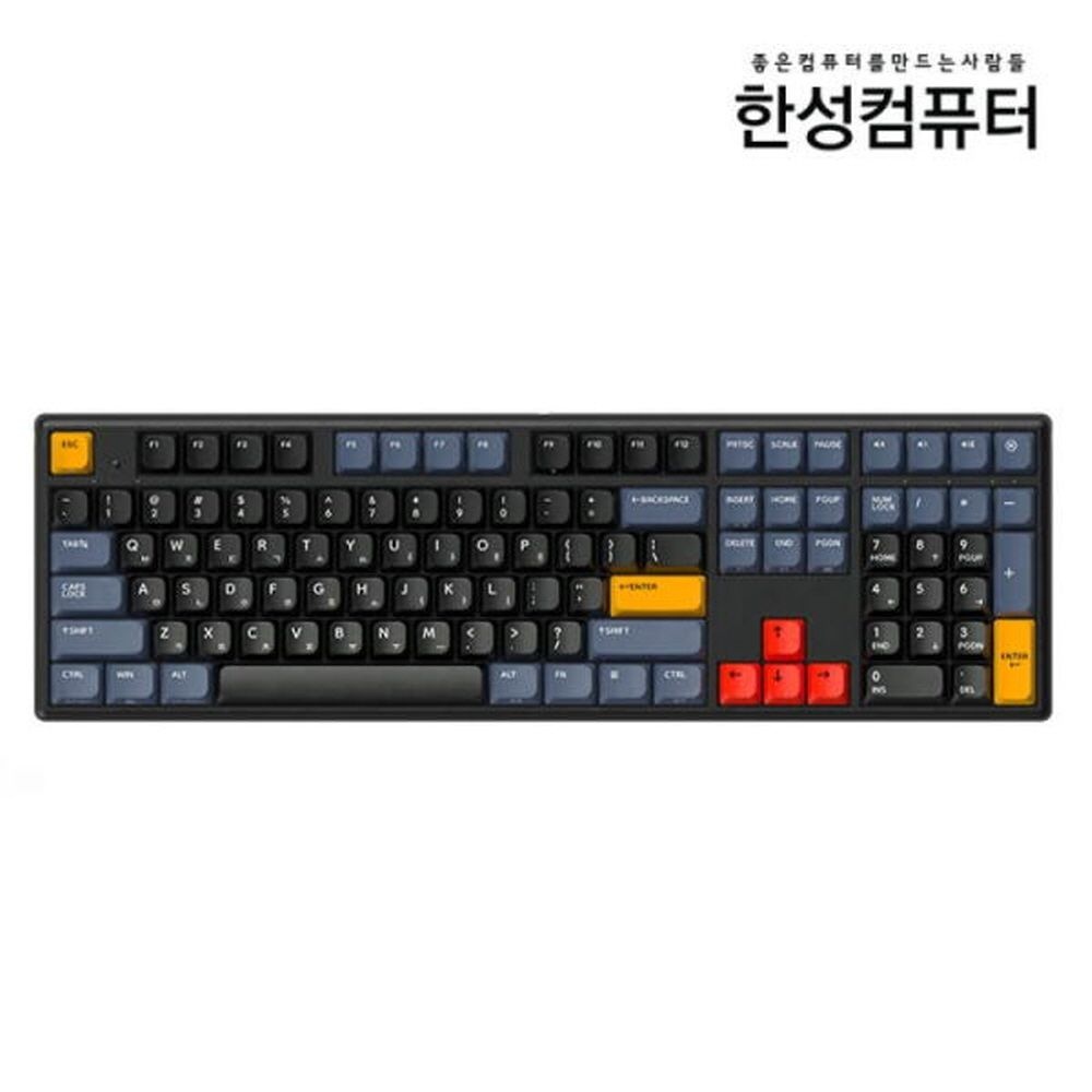 한성컴퓨터 GK898B PRO 동그리 8K 유무선 무접점 108키 비너스 네이비 35g