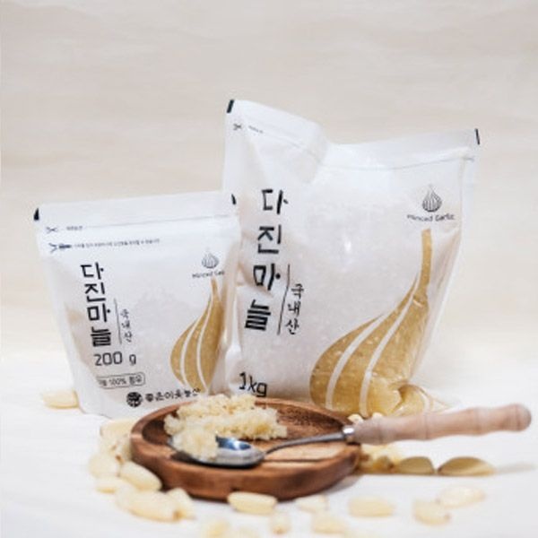 국내산 다진마늘