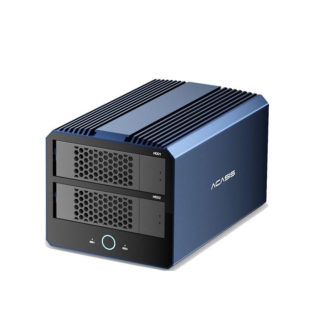 [오늘출발] ACASIS 아카시스 4베이 40Gbps RAID HDD NVMe DAS 외장하드케이스 H004 Hybrid