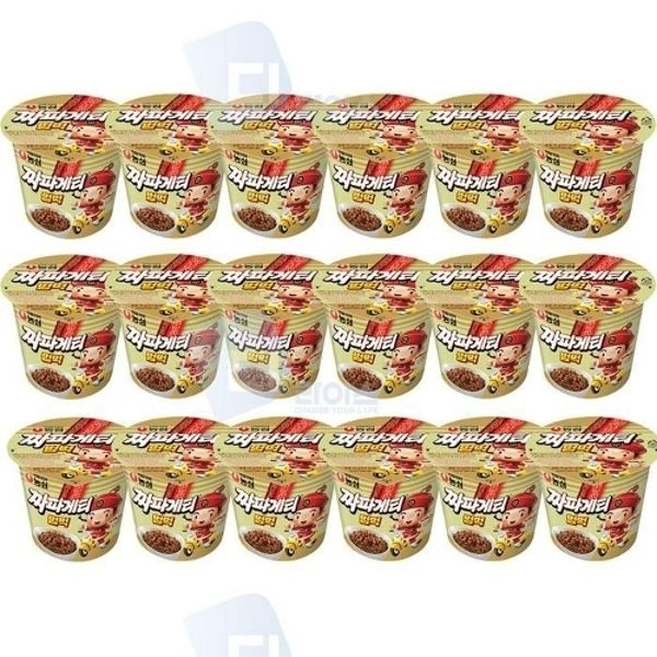농심 짜파게티범벅 아무 70g 18개 컵라면 사천 짜장면