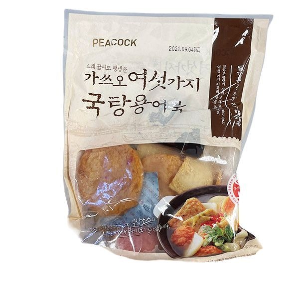 [피코크] 가쓰오 여섯가지 국탕용어묵 370g x 2개