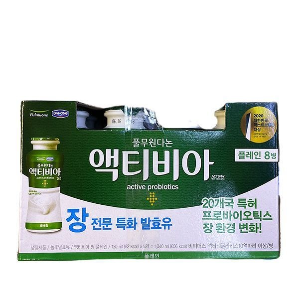 [다논] 액티비아 드링크 요구르트 플레인 (130ml8입)