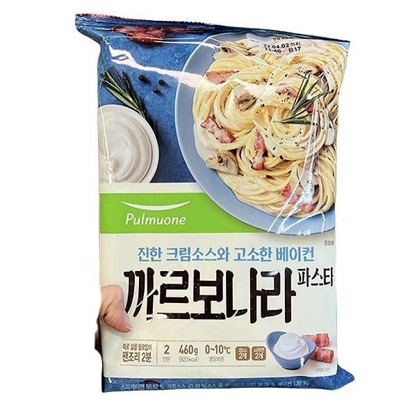 풀무원 까르보나라스파게티 2인 460g x 1개