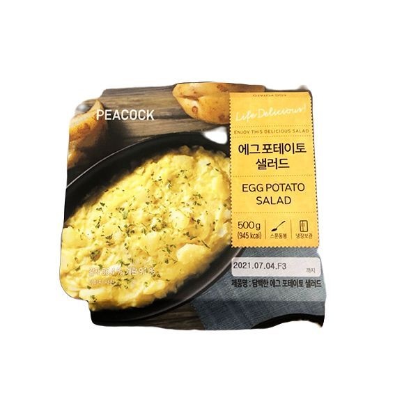 [피코크] 담백한 에그 포테이토 샐러드 500g