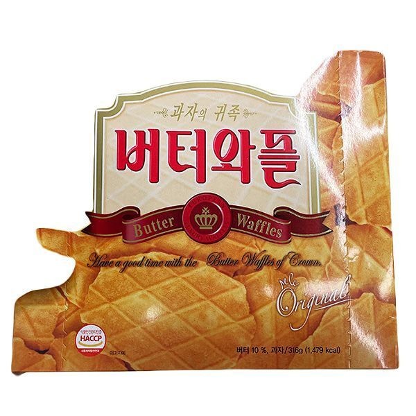 [크라운] 버터와플 316g x 2개