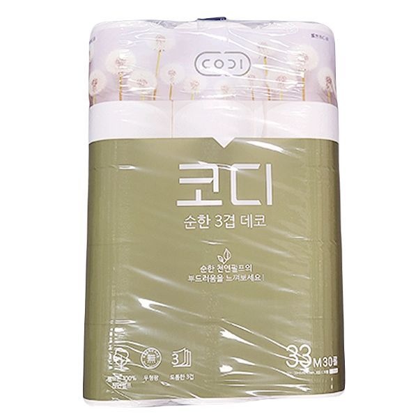 [코디] 순한 3겹데코 33m X 30롤