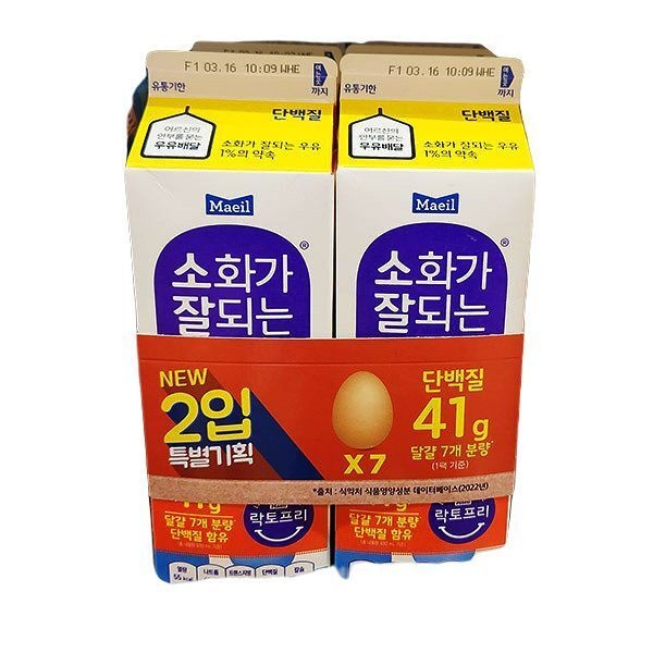 매일 소화가 잘되는 우유 단백질 930ml X 2개 x 1개