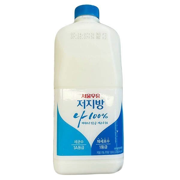 [서울우유] 저지방 우유 1800ml
