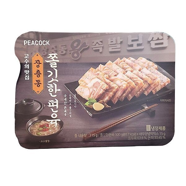 피코크 장충동 쫄깃한편육 300g x 1개