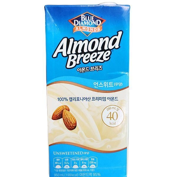 블루 다이아몬드 아몬드 브리즈 언스위트 950ml x 2개
