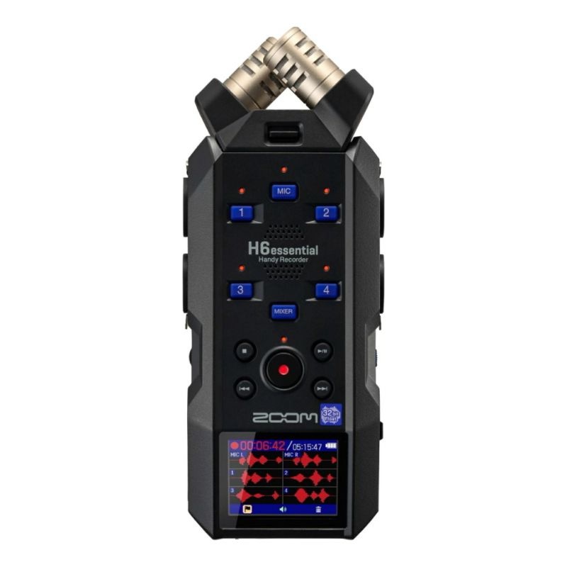 [해외] 줌 H6essential 핸디 레코더 6트랙 32bit 플로트 녹음
