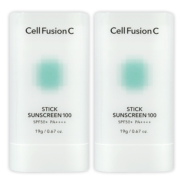 뷰티톤업 셀퓨전씨 스틱 썬스크린 100 선크림 SPF50 안티에이징 주름개선 탄력강화 PA 19g 2개