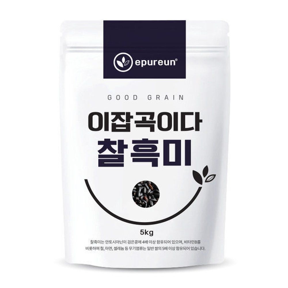 국내산 찰흑미 5kg 1개